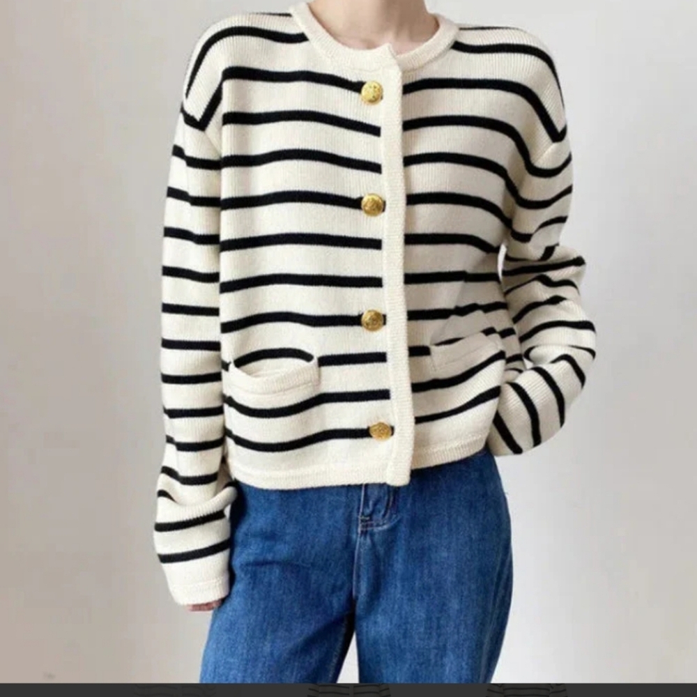 Striped Cardigan - Picture 3 of 4
